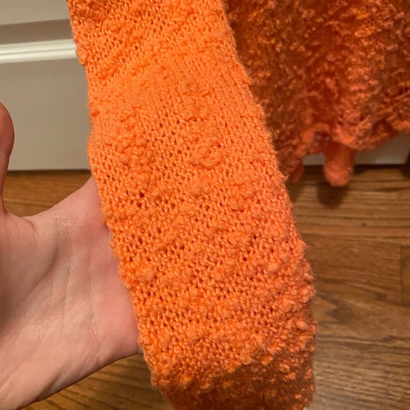 ANTHROPOLOGIE Orange Cozy Sweater - Picture 4 of 5